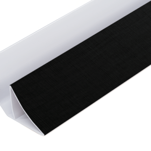 Cornisa p/tablilla Laminada Negra 5.9m