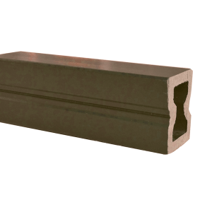 Barra Clavador Hueco Cafe Claro 2.9m