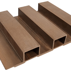 Panel Acanalado WPC Silver 2 Canales Cafe 3x25x300cm