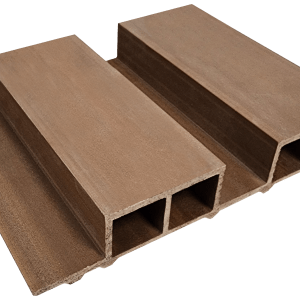 Panel Acanalado WPC Silver 1 Canal Cafe 4x19.2x300cm