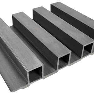 Panel Acanalado WPC Silver 3 Canales Gris 3x20x300cm