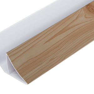 Cornisa p/tablilla Laminada Fresno Amarillo 5.9m