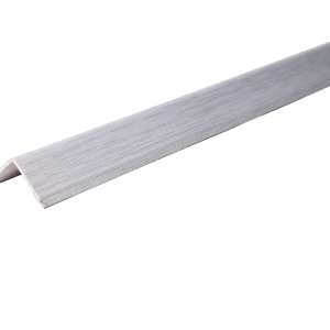 Esquinero Externo p/ Panel Pered Laminado Twill Gris 32*32mm 2.97m