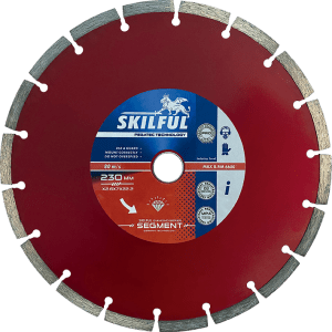 Disco de Corte Diamantado Segmentado Pegastar 2.6mm 9" EMP=30