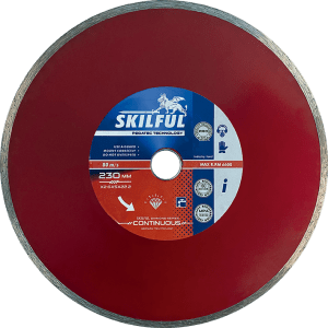 Disco de Corte Diamantado Continuo Pegastar 2.6mm 9" EMP=30