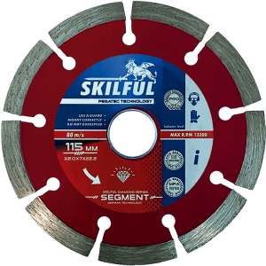 Disco de Corte Diamantado Segmentado Pegastar 2.2mm 4.5" EMP=200