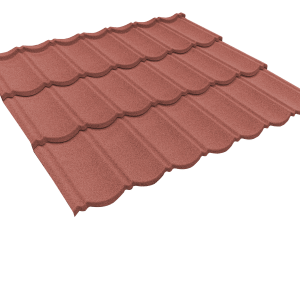 Teja Stoneroof Bond Rojo 42x134cm 0.4mm