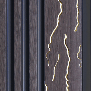 Panel Decorativo PS Paris Cafe/Dorado 12mm 12.5x290cm