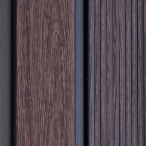 Panel Decorativo PS Viena Cafe Oscuro 12mm 12x290cm