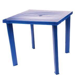 Mesa atenas cuadrada azul