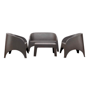 Juego de Sofas Plasticos Bistro café Familiar