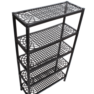 Estante Zapatera 5 niveles Negro