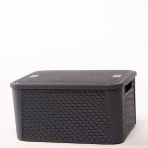 Caja ratán 7 Lts GRIS