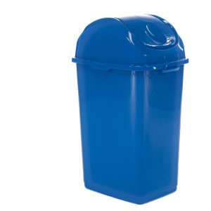 Basurero Vaiven 50 lts Azul Liso