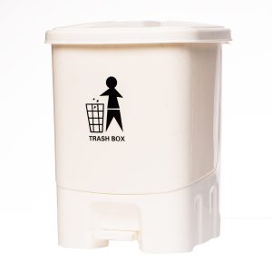 Basurero de Pedal 20L Blanco