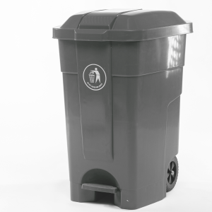 Basurero de pedal 70 litros Gris