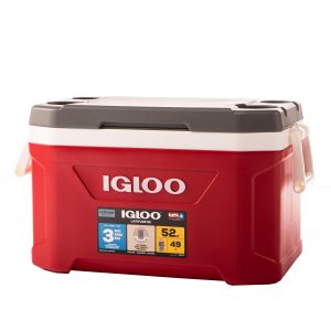 Hielera Igloo Latitude 52, 85 latas 49 L Roja