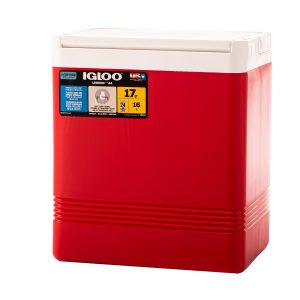 Hielera Igloo Legend cap. 24 latas 16L Roja