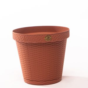 Maceta Rattan Redonda D25 Cotta (MRRD2501)