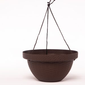 Maceta Colgante Rattán 35cm Chocolate (MRCO3406)