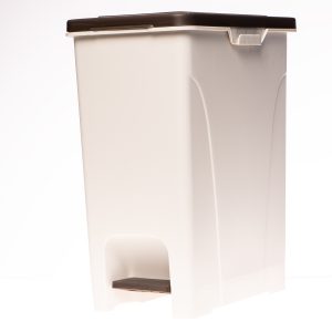 Basurero de Pedal Forza 30L Café / Blanco