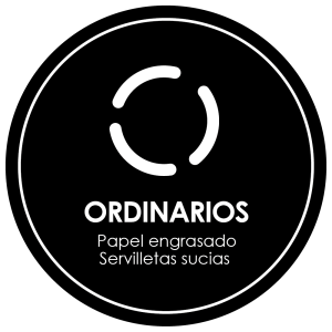 Sticker p/ recolector desechos Ordinarios