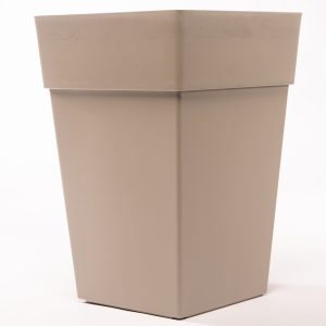 Maceta Cuadrada Gris Claro Grande 41.1*29.5*61.4cm