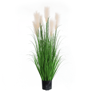 Planta Zacate Pampas con luces LED 120cm