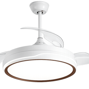 Ventilador 42 blanco retráctil